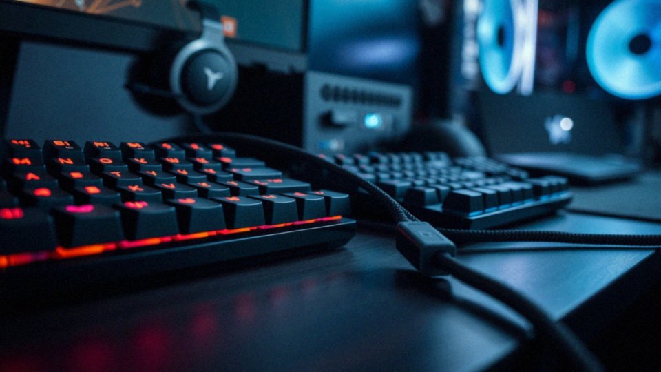 Jaką rolę odgrywa komunikacja przewodowa w klawiaturach gamingowych?