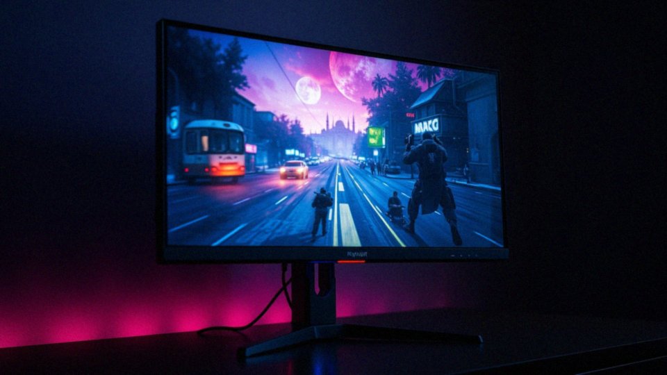 W jaki sposób monitor zapewnia wysoką jakość obrazu w grach?