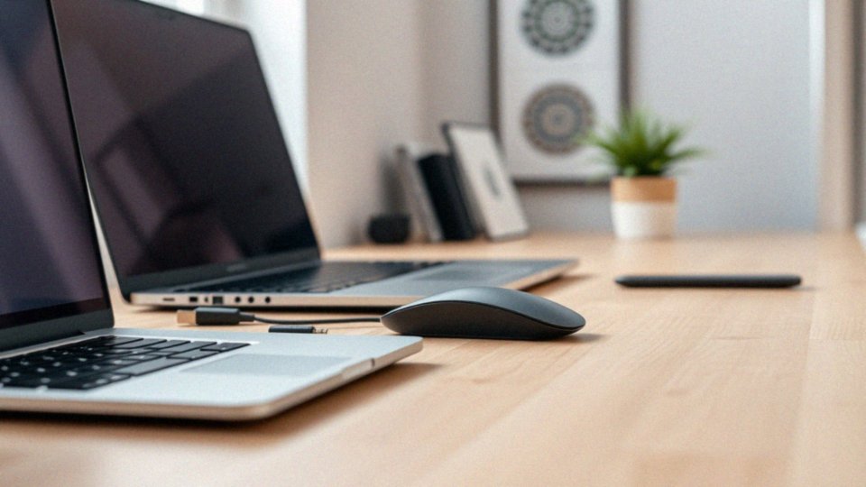 Jakie połączenia można wykorzystać w myszkach do laptopów?