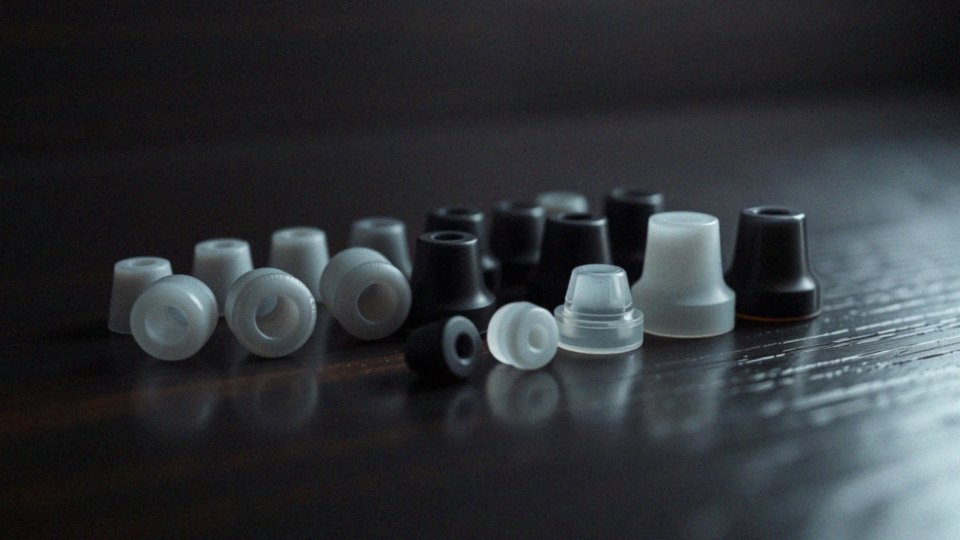 Jakie rozmiary końcówek do słuchawek dokanałowych są dostępne?