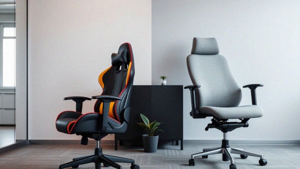 Jakie są główne różnice między fotelami biurowymi a gamingowymi?