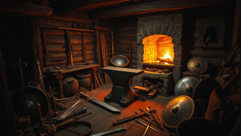 Jakie bronie stworzy kowal w Kronikach Myrtany?