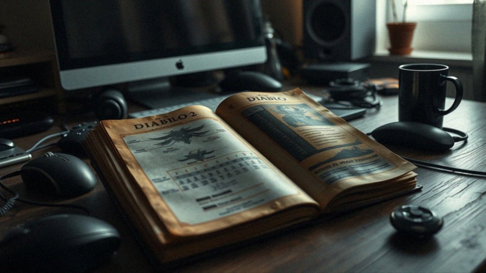 Jakie mechaniki rozgrywki są opisane w poradniku do Diablo 2?