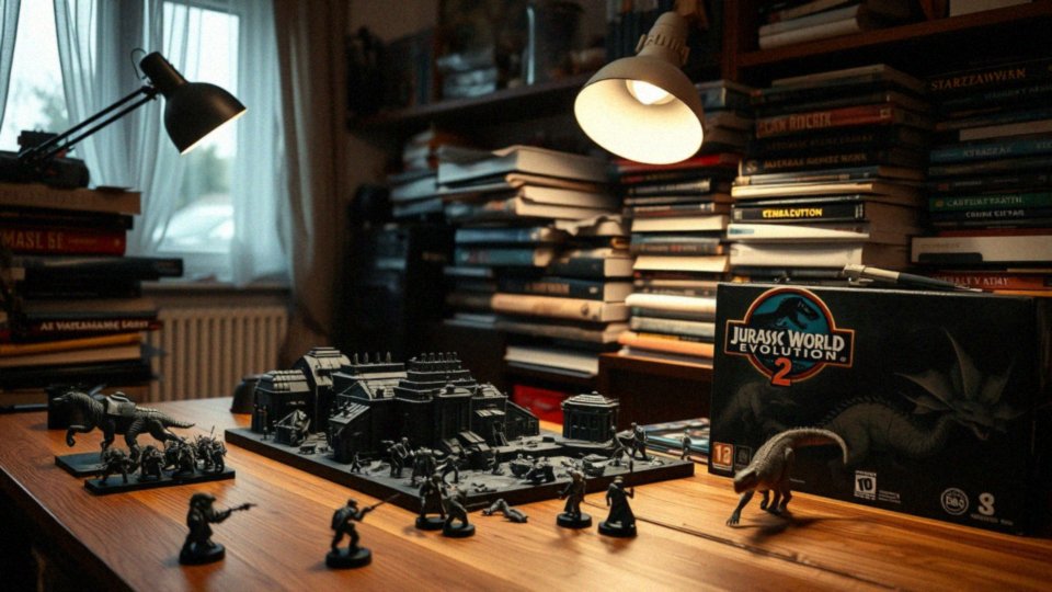 Jakie inne gry strategiczne na PS4 to Warhammer 40,000 Mechanicus, Jurassic World Evolution 2 i Spellcaster University?