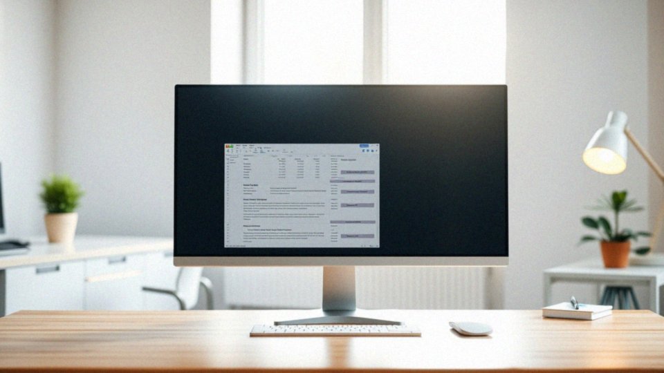 Jak matowa matryca wpływa na komfort pracy przy monitorze?