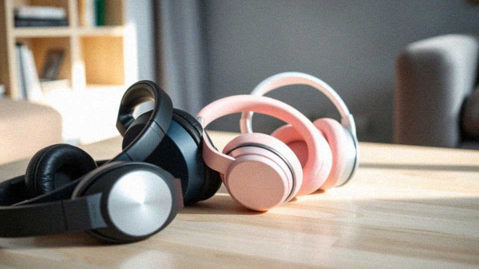 Jakie kolory są dostępne dla słuchawek nausznych?