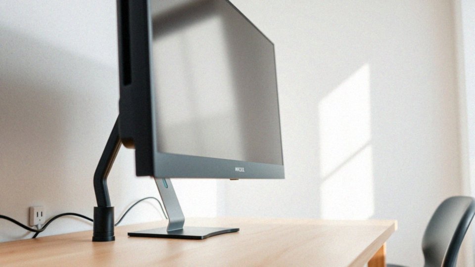 Jakie są opcje montażu i regulacji monitorów do 600 zł?