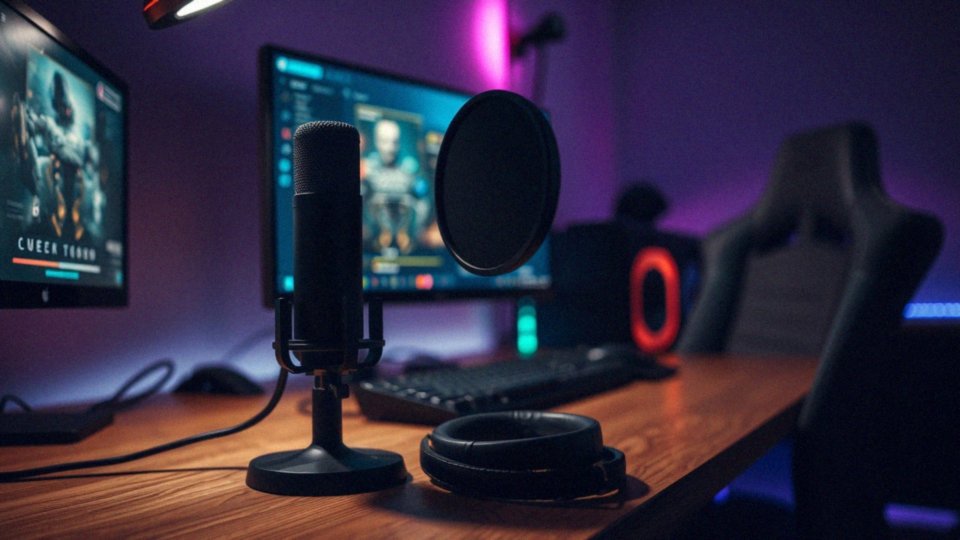 Jak mikrofon z redukcją szumów wpływa na komunikację w grach?