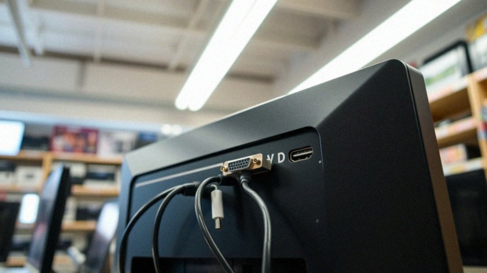 Jakie są najpopularniejsze złącza w monitorach do 200 zł?