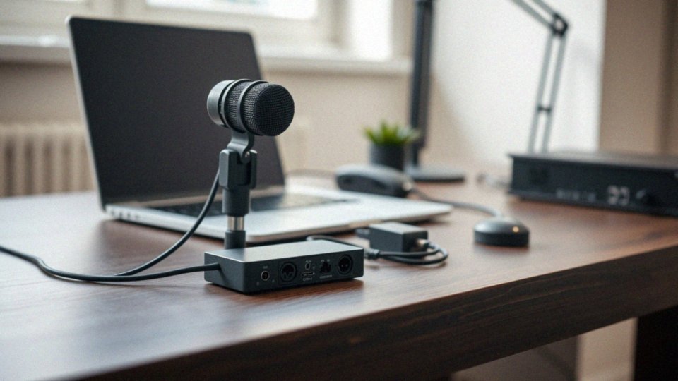 Jakie są wymagania dotyczące podłączenia mikrofonu do komputera?